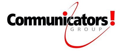New Hampshire Logo of Communicators Group featuring stylized text and a bold red exclamation mark, capturing the dynamic spirit of top marketing agencies in New Hampshire. Marketing Agency