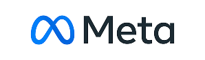 New Hampshire Meta logo featuring a blue infinity symbol followed by the word "Meta" in black text on a light gray background. Marketing Agency