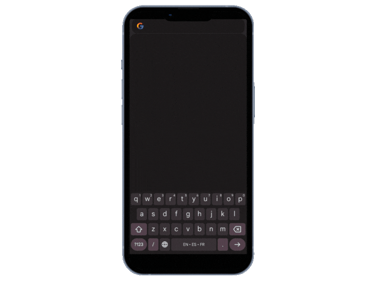 New Hampshire A smartphone screen shows a user typing “spring outfit ideas” in a Google search bar, with search suggestions appearing below as they type. Marketing Agency