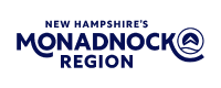 New Hampshire Logo reading "New Hampshire's Monadnock Region" with a stylized mountain and circular design on the right side. Marketing Agency