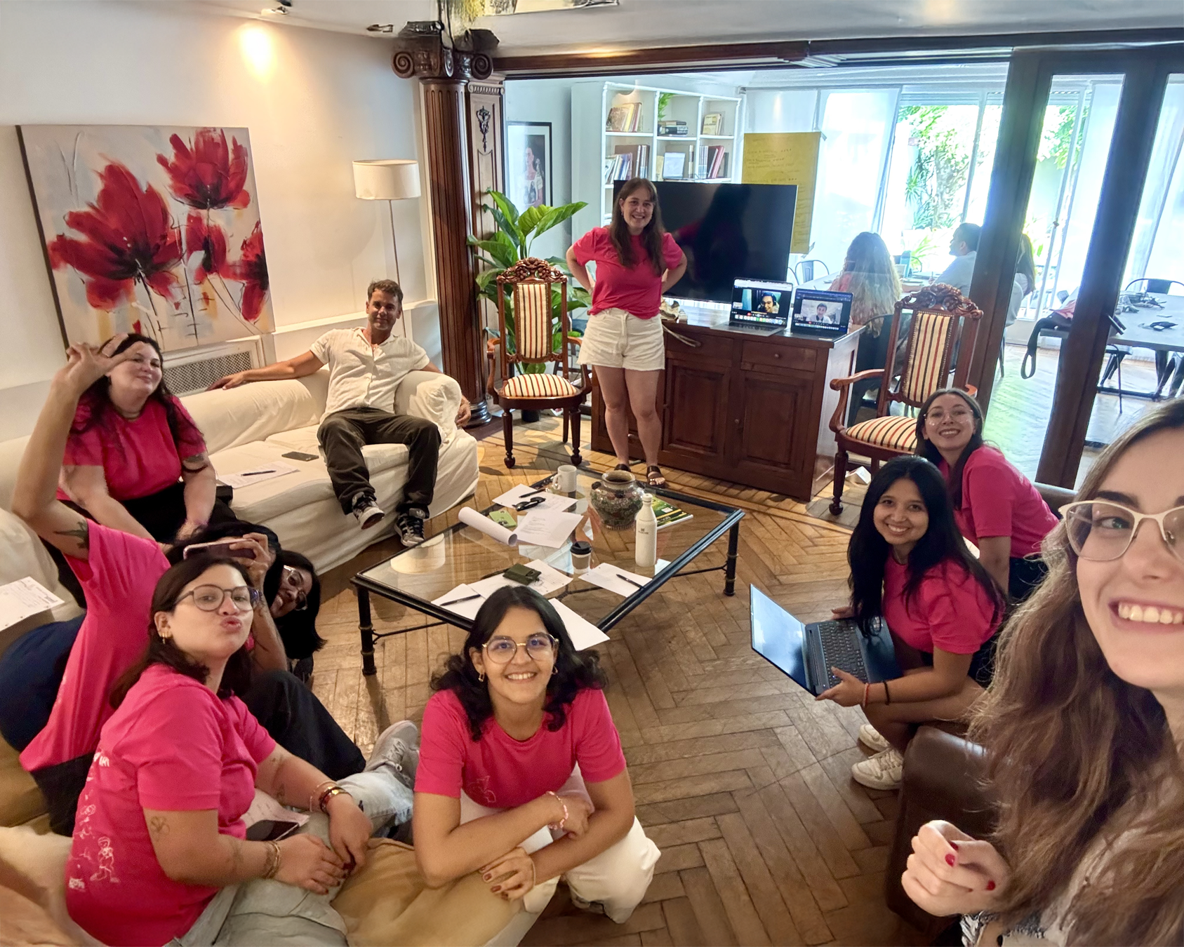 Team working in the office