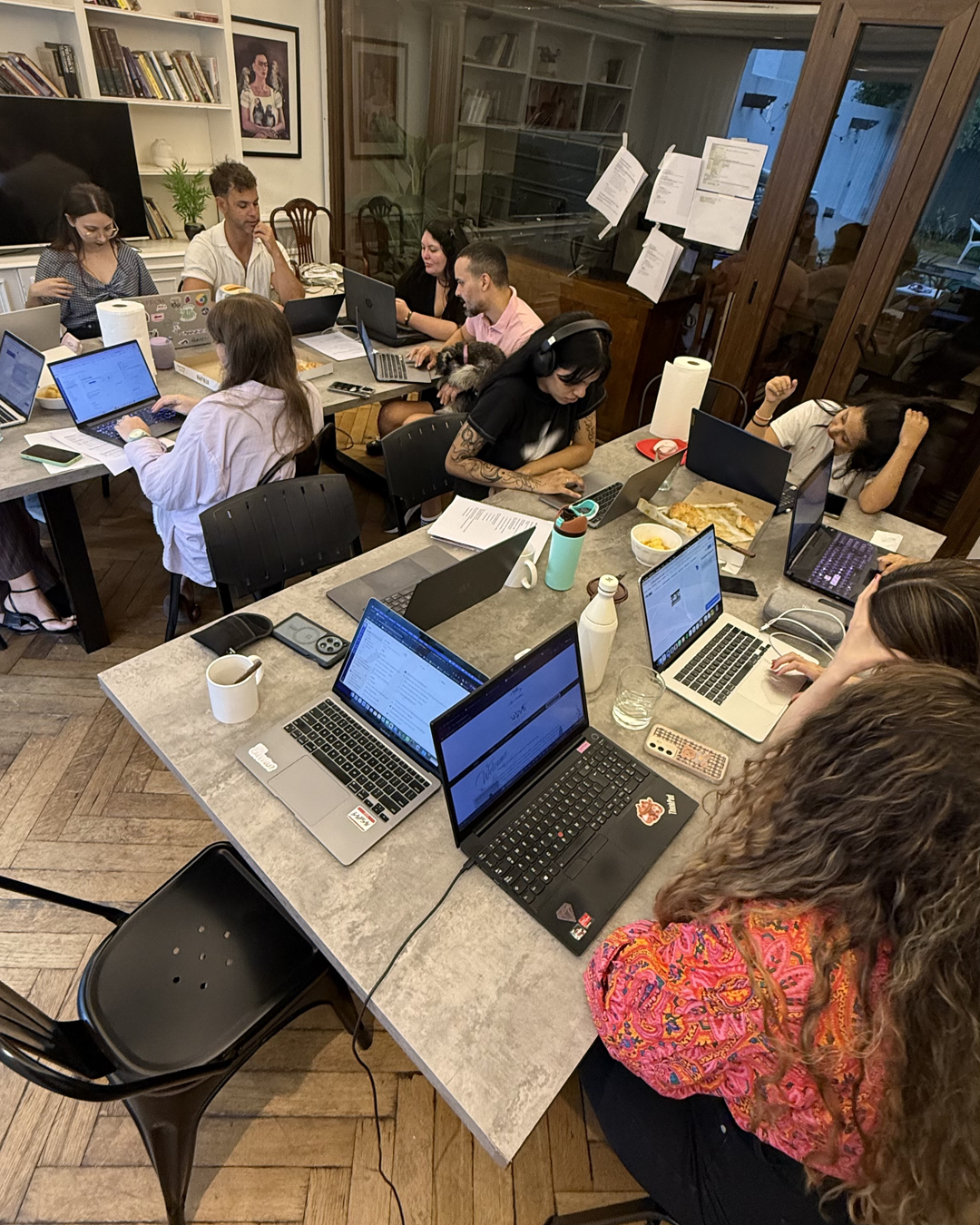 Team working in the office